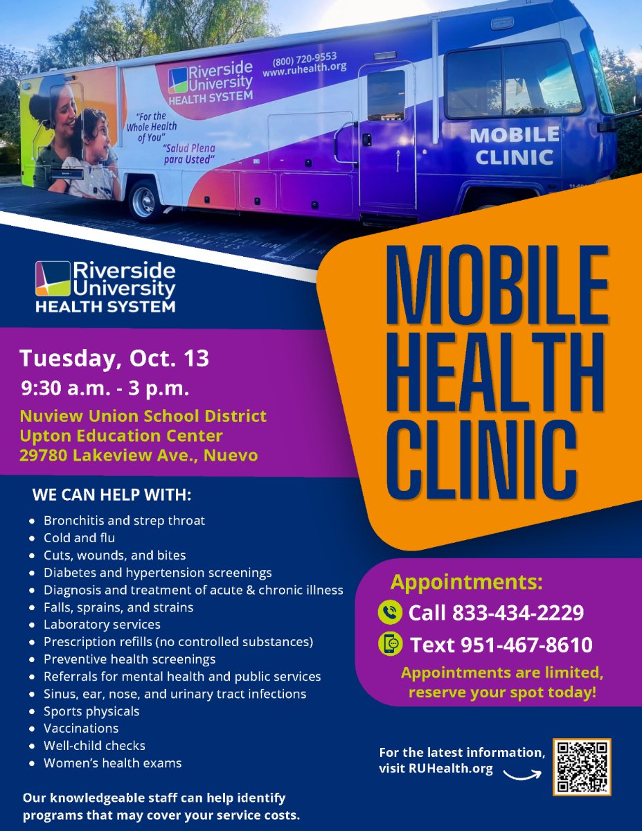 Mobile Health Clinic - October 13